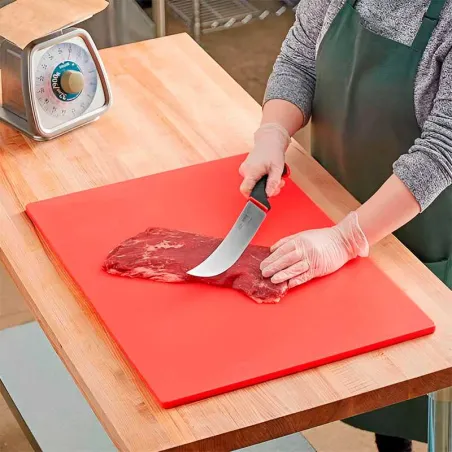 Tabla Picar de Polipropileno de 18 x 24 Pulgadas, Roja MASTER CHEF 1824RD