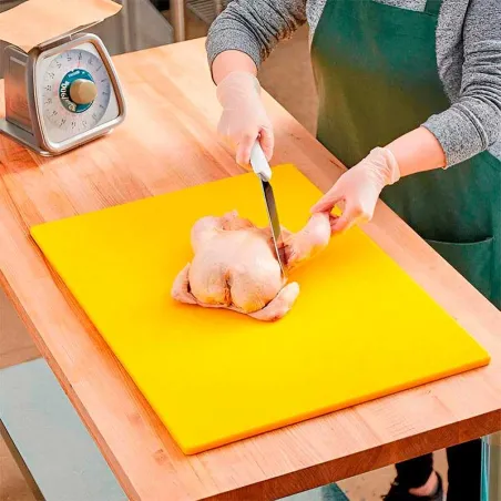 Tabla Picar de Polipropileno de 18 x 24 Pulgadas, Amarilla MASTER CHEF 1824YW