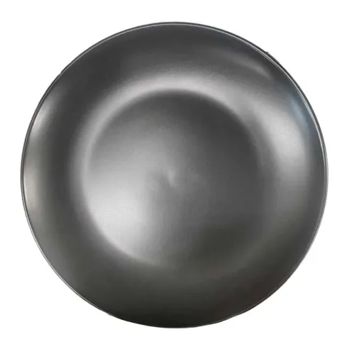 Plato Redondo Coupe de Porcelana de 10.5 Pulgadas Negro Mate ARNI CS4232-25