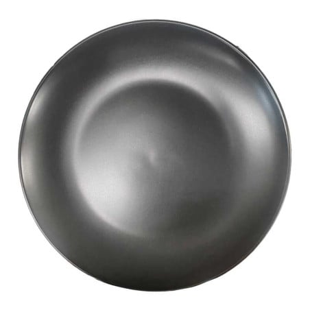 Plato Redondo Coupe de Porcelana de 10.5 Pulgadas Negro Mate ARNI CS4232-25
