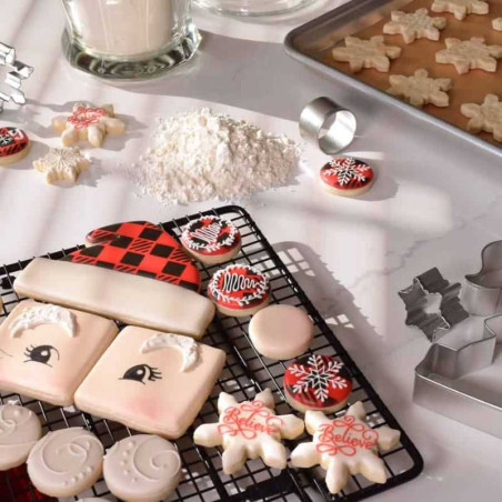 Cortador para Galletas Navidenas de Santa Claus, Set de 6 Unidades R Y M 2019