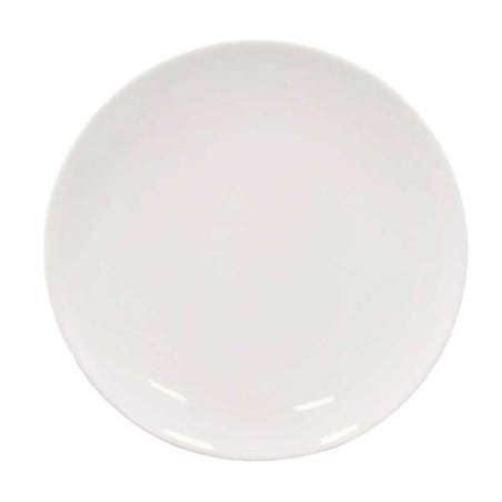 Plato Redondo Coupe de Pocelana 9 Pulgadas Blanco ARNI CS0024