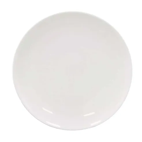Plato Redondo Coupe de Porcelana 8 Pulgadas Blanco ARNI CS0023