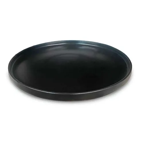 Plato Redondo Coupe de Porcelana 12 Pulgadas Negro Arenoso ARNI C1566-J09