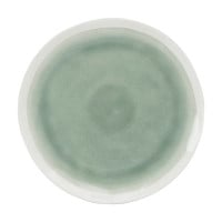 Plato Redondo de Ceramica 20 Centimetros Verde BELLARTE LDX-P00542 2