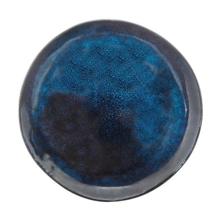 Plato Redondo de Ceramica 20 Centimetros Azul BELLARTE LDX-P00015