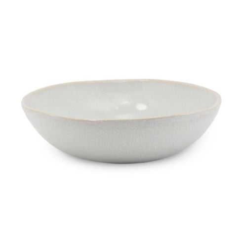 Bowl Redondo de Ceramica 18 x 5 Centimetros Blanco Hueso BELLARTE LDX-W00261