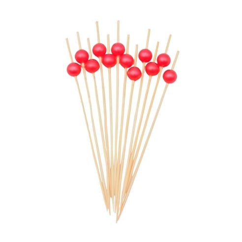 Pincho de Bambu de Bola de 12 Centimetros, Paquete de 50 Unidades TIPS ARK25-35