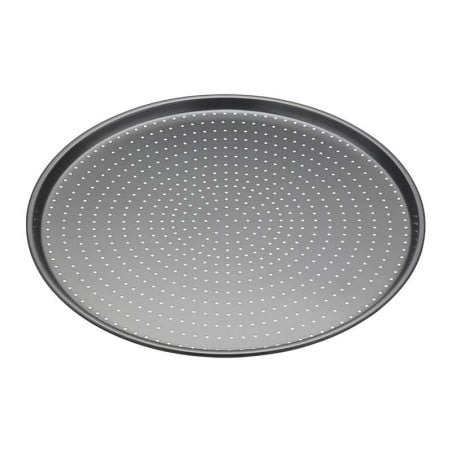 Crisper Pizza Antiadherente de 32 Centimetros Negro KITCHENCRAFT KCMCCB14