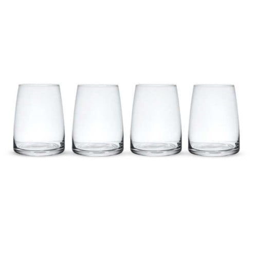 Vasos Stembless Parlermo de 350 Mililitros, Set de 4 Piezas MIKASA MKPALDOF4PC