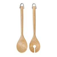 Juego de Servicio para Ensalada de Madera de Abedul 30 Centimetros KITCHEN AID KQR713OHE