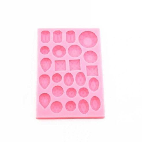 Molde de Silicon Figuras de Diamantes de 20 x 4 Centimetros MASTER CHEF 0760274