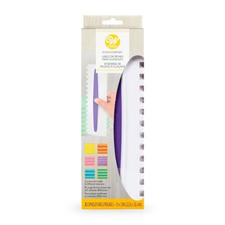 Peines para Glaseado, 3 Unidades WILTON 417-1154