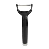 Pelador Y Clasico de Acero Inoxidable con Puno Negro 18 Centimetros KITCHEN AID KCG145OHOBE