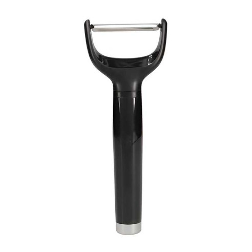 Pelador Y Clasico de Acero Inoxidable con Puno Negro 18 Centimetros KITCHEN AID KCG145OHOBE