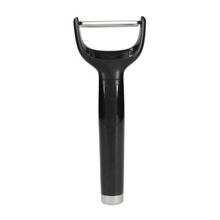 Pelador Y Clasico de Acero Inoxidable con Puno Negro 18 Centimetros KITCHEN AID KCG145OHOBE