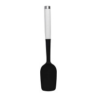 Espatula Cuchara Clasica de Silicon con Puno Blanco 30 Centimetros KITCHEN AID KCG030OHWHE