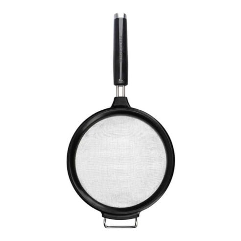 Colador Clasico Negro con Borde de Metal  de 7 Pulgadas  KITCHEN AID KCG161OHOBE