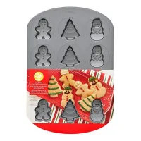 Molde para Galletas Navidenas de 12 Cavidades WILTON 191011684