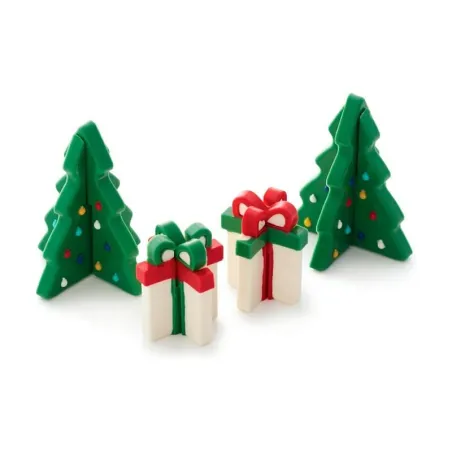 Molde Silicon 3d Regalo & Arbol Navideno wilton 2115-0-0173