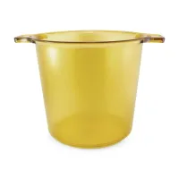 Hielera Pequena con Manijas de Poliestireno Color Amarillo de 6 Litros MASTER CHEF IB01A