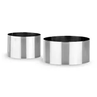 Aro Redondo de Acero Inoxidable para Emplatar, Set de 2 Unidades TESCOMA 428720