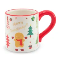 Taza de Ceramica Navidena 320 Mililitros TIPS 24D05-13