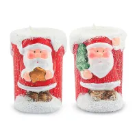 Candela de Santa Claus, Set de 2 Unidades TIPS 24D05-39