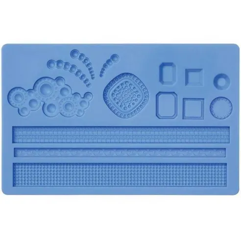 Molde de Silicon con Figuras Geometricas para Fondant MASTER CHEF BCM-RM-03