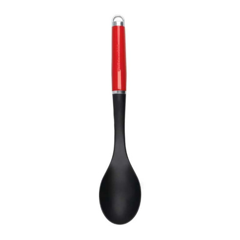 Cuchara Solida de Nylon con Puno Rojo KITCHEN AID KAG003OHERE