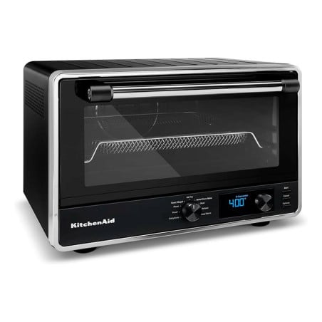 Horno + Freidor de Aire en Acabado Negro Mate de 21 Litros KITCHEN AID KCO128BM