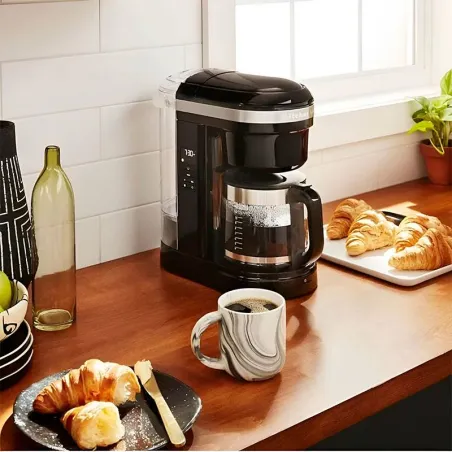 Coffee Maker Negro con Pichel de Vidrio para 12 Tazas KITCHEN AID KCM1208OB