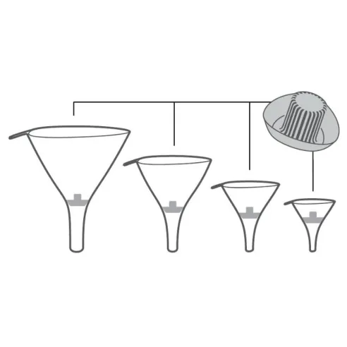 Embudos Plasticos Triangular, Set de 4 piezas TESCOMA 420596