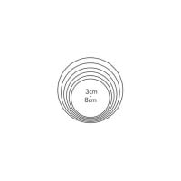 Cortador para Galletas Redondo de Acero Inoxidable, Set de 6 Unidades TESCOMA 631360 2