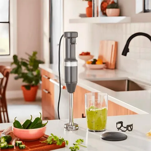 Licuadora de Inmersion de 2 Velocidades, Color Silver KITCHEN AID KHBV53DG