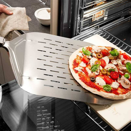 Pala para Pizza SLIDE - Acero Inoxidable con Mango Plegable GEFU 14435