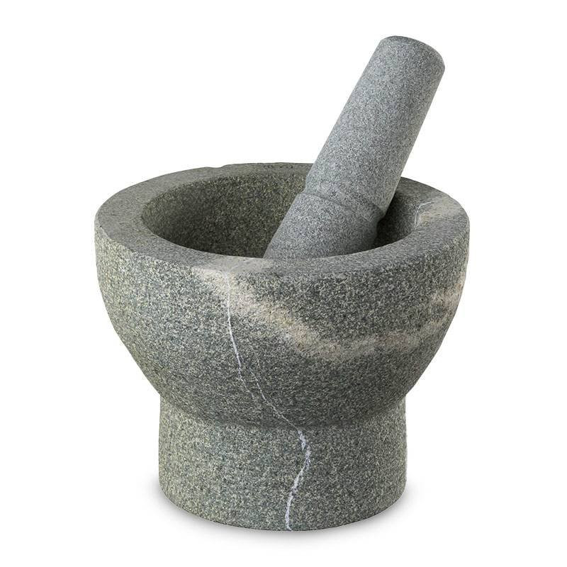 Mortero de Granito CRUNCHY 17 cm - Reversible y Profesional GEFU 35320