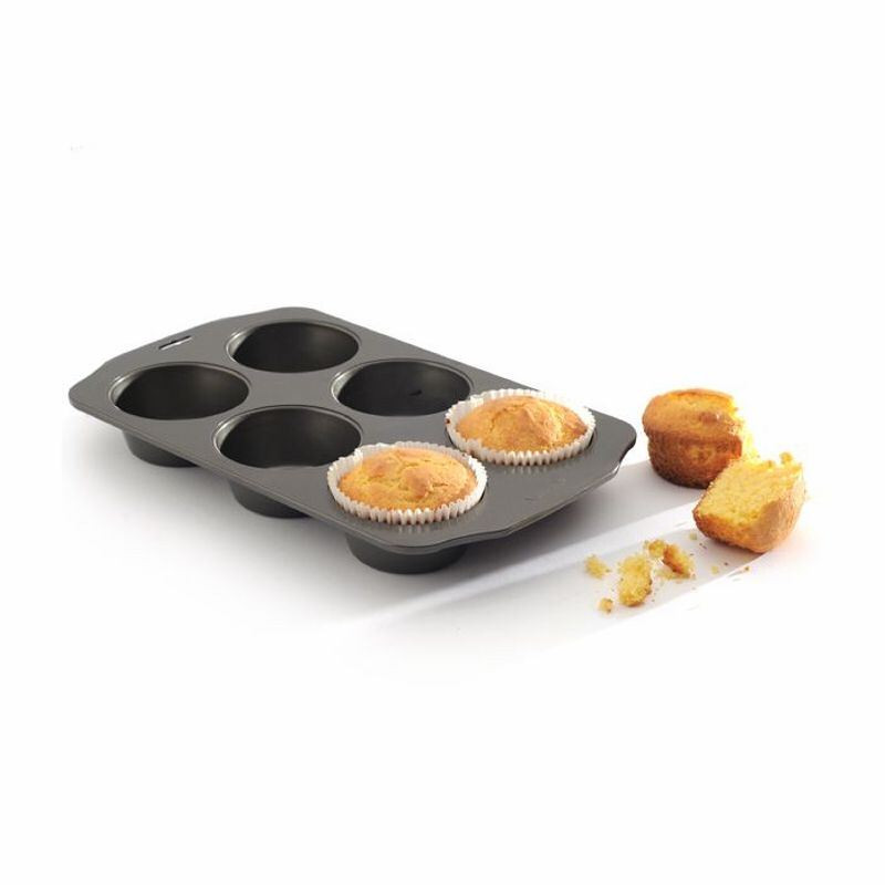 Molde Antiadherente para Muffin Jumbo, 6 Cavidades NORPRO 3932