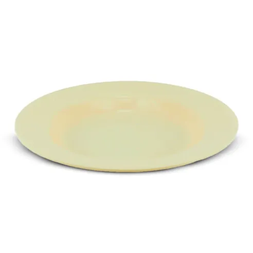 Plato Hondo de Melamina de Borde Ancho de 9 Pulgadas de Color Beige SIN ASIGNAR MD902090-2-TAN/LIQUIDACION