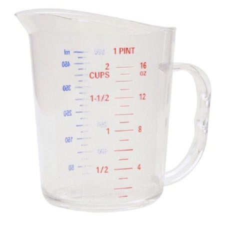 Taza de Medidas de Policarbonato de 2 Tazas THUNDER PLMD016CL Taza de Medidas de Policarbonato de 2 Tazas THUNDER PLMD016CL