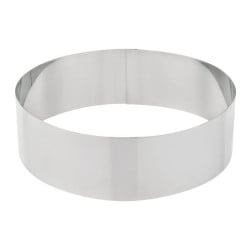 Aro Redondo de  Acero Inoxidable de 8 x 3-1/2 Centimetros KING METAL CRR1