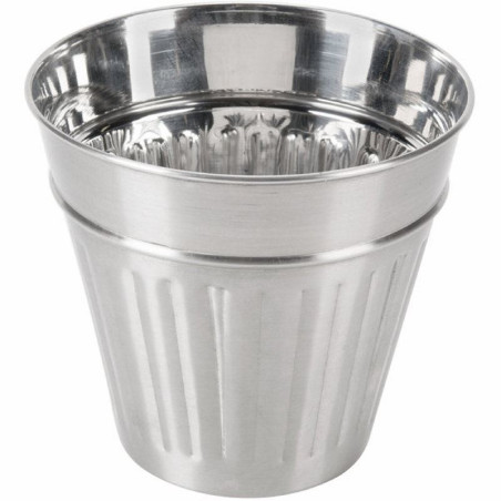 Basurero Mini de Acero Inoxidable de 12 X 11.5 Centimetros KING METAL MTC12