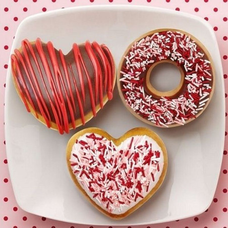 Molde de Corazon Antiadherente, Set de 3 Unidades TIPS B-125