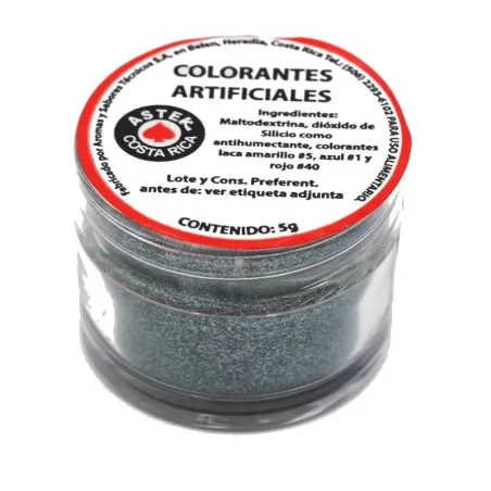 Matizador Comestible, 5 Gramos, Color Gris ASTEK GP005
