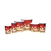Recipiente Red Palomitas 85 Onzas, Paquete de 50 Unidades gold medal 2134rb/hj