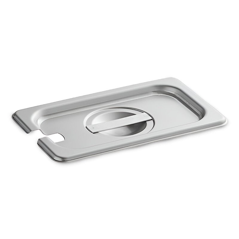 Tapa para Bandeja de Acero Inoxidable 1/9 con Hueco MASTER CHEF TNH