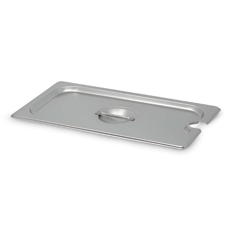 Tapa de Acero Inoxidable para Bandeja de 1/3 con Hueco MASTER CHEF TTH