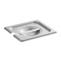 Tapa Bandeja de Acero Inoxidable de 1/6 con Hueco MASTER CHEF TSH