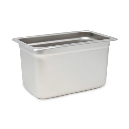 Bandeja de Acero Inoxidable de 1/3 x 6 Pulgadas MASTER CHEF T6