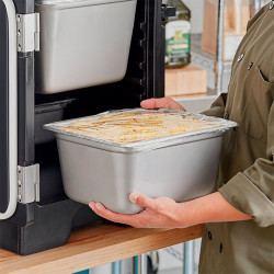 Bandeja de Acero Inoxidable Half de 6 Pulgadas MASTER CHEF H6 2